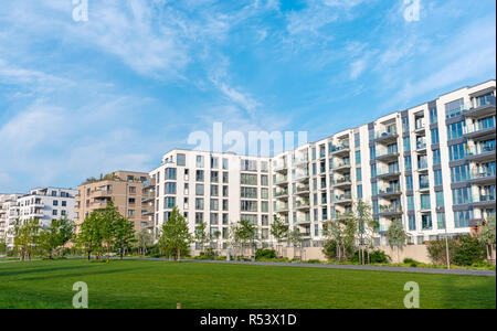 Moderna area di sviluppo visto a Berlino, Germania Foto Stock