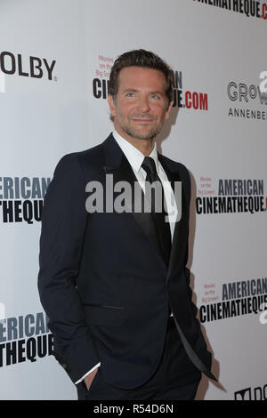 Beverly Hills, in California, Stati Uniti d'America. Stati Uniti 29 Nov, 2018. 29 Novembre 2018 - Beverly Hills, la California - Bradley Cooper. Trentaduesima American Cinematheque Presentazione del premio in onore di Bradley Cooper tenutasi presso il Beverly Hilton Hotel. Photo credit: PMA/AdMedia Credito: PMA/AdMedia/ZUMA filo/Alamy Live News Foto Stock