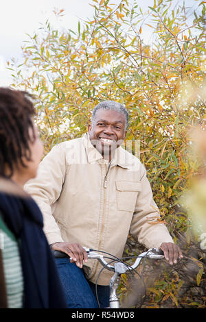 Un paio di escursioni in bicicletta Foto Stock