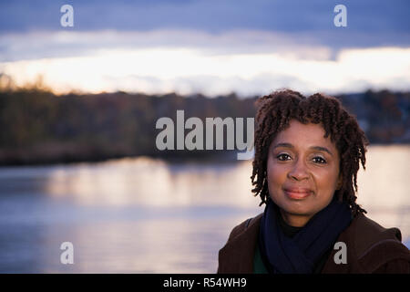 Ritratto di una donna senior Foto Stock