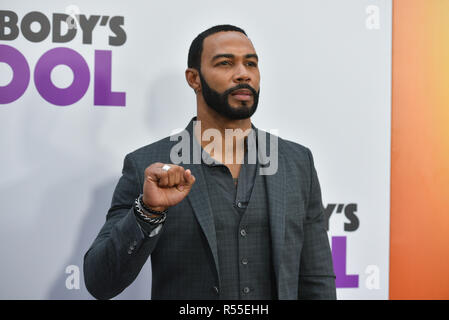 Omari Hardwick assiste 'Nessuno il fool' New York Premiere a AMC Lincoln Square Theatre su ottobre 28, 2018 a New York City. Foto Stock