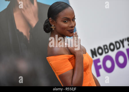 Tika Sumpter assiste 'Nessuno il fool' New York Premiere a AMC Lincoln Square Theatre su ottobre 28, 2018 a New York City. Foto Stock