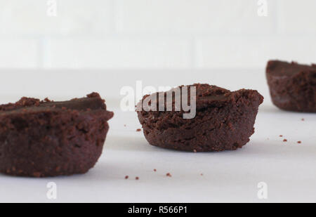 Brownie rotondo Foto Stock