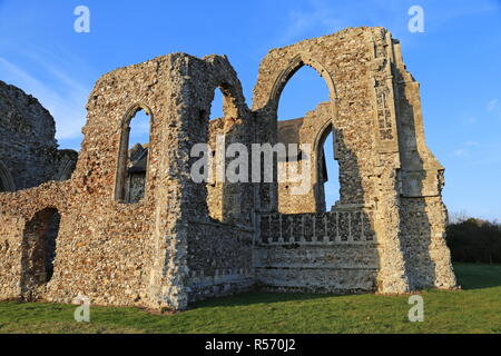 A Leiston Abbey, Suffolk Coastal district, Suffolk, East Anglia, Inghilterra, Gran Bretagna, Regno Unito, Gran Bretagna, Europa Foto Stock