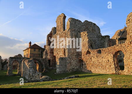 A Leiston Abbey, Suffolk Coastal district, Suffolk, East Anglia, Inghilterra, Gran Bretagna, Regno Unito, Gran Bretagna, Europa Foto Stock