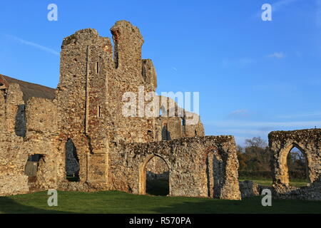 A Leiston Abbey, Suffolk Coastal district, Suffolk, East Anglia, Inghilterra, Gran Bretagna, Regno Unito, Gran Bretagna, Europa Foto Stock