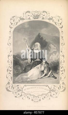 'Mr. Macready come Re Lear'. Le opere complete di Shakspere, riveduti dalle edizioni originali. Con la cronologia e le presentazioni di analisi per ogni riproduzione, anche le note esplicative e critico e una vita del poeta. Da J. O. Halliwell, e altri eminenti commentatori. (La dubbia gioca di Shakspere ... rivisto. Accompagnate con ... le presentazioni ... e note ... da H. Tyrrell.). London ; New York : J. Tallis & Co., [1851-53]. Fonte: 2300.h.5, rivolta a pagina 181. Lingua: Inglese. Foto Stock