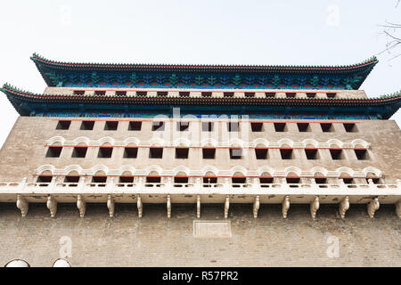 La parete della torre di freccia (Jian Lou Jianlou) a Pechino Foto Stock