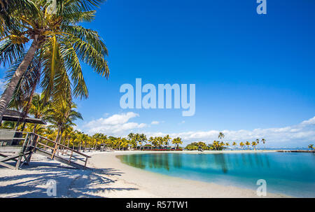 Round beach in Miami Florida usa Foto Stock