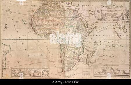 Una mappa di Africa. Mappa di Africa. [Londra], [1710?]. Fonte: Mappe K.Top.117.13. Lingua: Inglese. Autore: Moll, Herman. Foto Stock