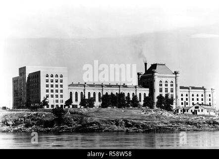 Stati Uniti Prigione navale, Navy Yard, Portsmouth, New Hampshire ca. 1946 Foto Stock