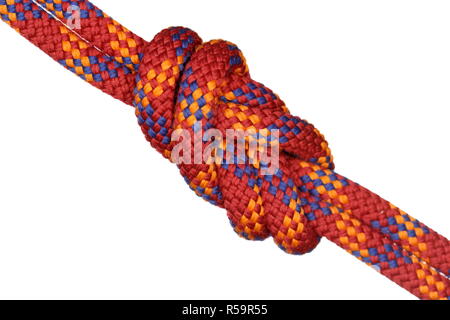 Nodo di corda in figura a forma di otto Foto Stock