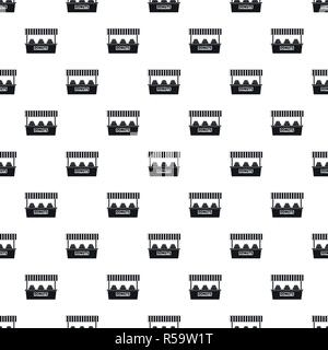 Ciambelle modello di vendita del vettore senza soluzione di continuità geometrica ripetizione per qualsiasi web design Illustrazione Vettoriale