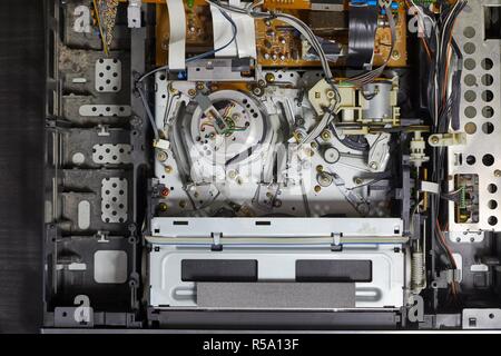 Video VHS Lettore di nastri all'interno Foto Stock