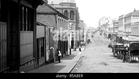 Murray Street, Hobart (c1880) - - Obbligatorio Photo credit: TAHO Foto Stock