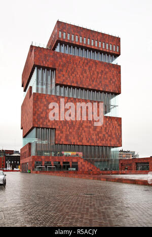 Museum aan de Stroom ad Anversa. Belgio Foto Stock