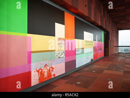 Museum aan de Stroom ad Anversa. Belgio Foto Stock