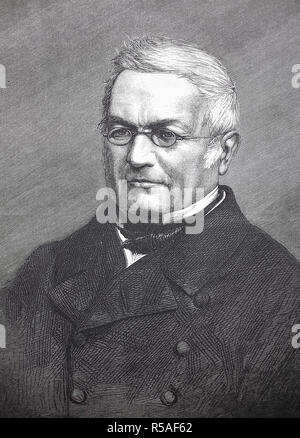 Marie Joseph Louis Adolphe Thiers, 15 aprile 1797, 3 settembre 1877, statista francese xilografia, Francia Foto Stock