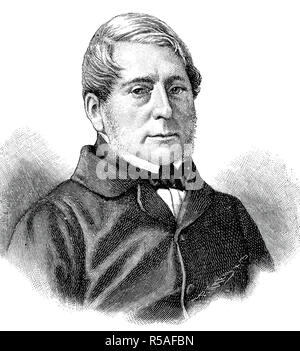 Karl Ferdinand von conteggio Buol-Schauenstein, 17 maggio 1797, 28 ottobre 1865, statista austriaco, xilografia, Austria Foto Stock