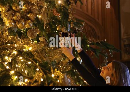 Natale al Castello di Windsor 1 Dicembre 2018 - 6 Gennaio 2019 Foto Stock