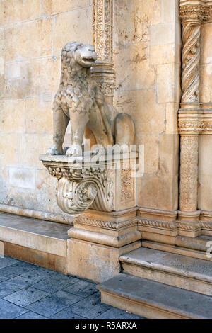 St. James Cathedral (1431-1536), Sibenik, Regione di Sibenik e di Knin, Croazia Foto Stock