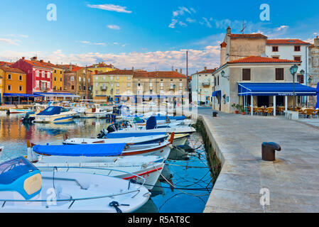 Croazia, Cres, città di Cherso, Porto Foto Stock