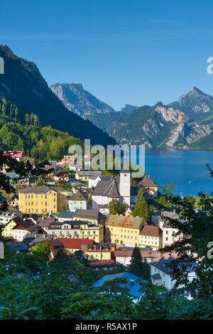 Ebensee, lago Traunsee, Salzkammergut, Austria superiore, Austria Foto Stock