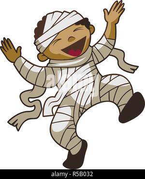 Capretto felice mummia icona. Cartoon di capretto felice mummia icona vettoriali per il web design Illustrazione Vettoriale