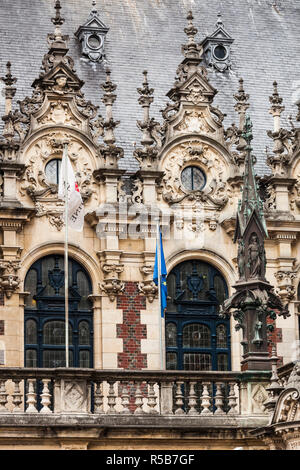 Francia, regione della Normandia, dipartimento Seine-Maritime, Fecamp, Palais benedettino, museo e distilleria dei Benedettini liqeur dettaglio Foto Stock