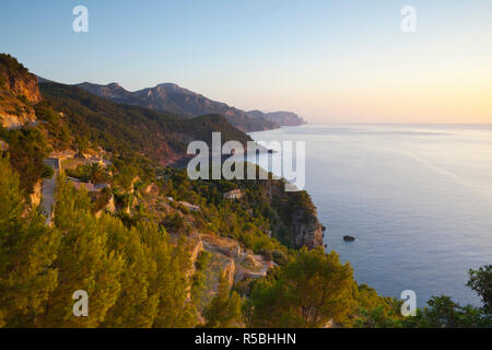 Mirador de Ses Anime & Costa, Maiorca, isole Baleari, Spagna Foto Stock