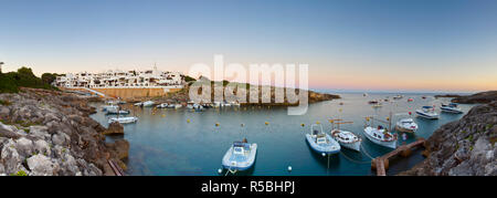 Binibeca Vell, Menorca, isole Baleari, Spagna Foto Stock