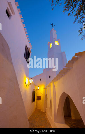 Binibeca Vell, Menorca, isole Baleari, Spagna Foto Stock