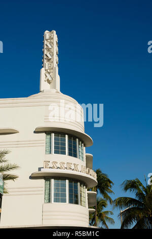 Essex House Hotel, Collins Avenue, South Beach, Miami Beach, Florida, Stati Uniti d'America. Foto Stock