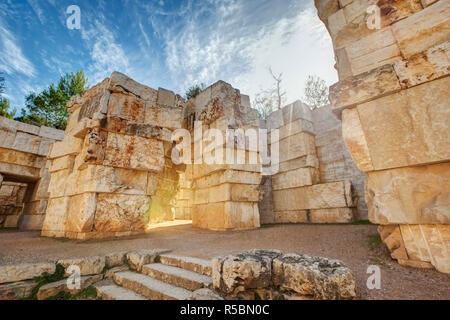 Israele, Gerusalemme, Yad Vashem Holocaust Museum, il Memoriale per le vittime nei campi Foto Stock