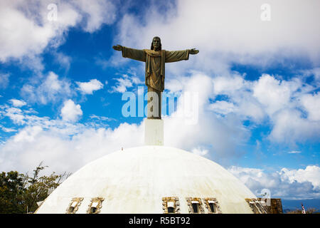 Repubblica Dominicana, Puerto Plata, Monte Isabel de Torres, Cristo Redentore statua Foto Stock