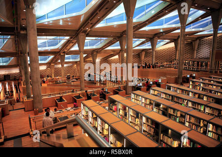 Biblioteca Alexandrina (1995-2002), Alessandria, Egitto Foto Stock