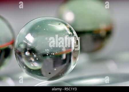 Marmi a chiudere fino foto con riflessi e ombre. Foto Stock