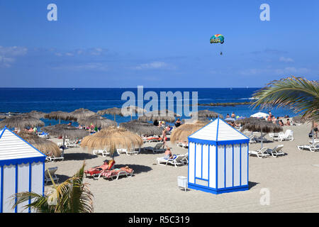 Isole Canarie, Tenerife, Costa Adeje, Playa del Duque (Duque Spiaggia) Foto Stock