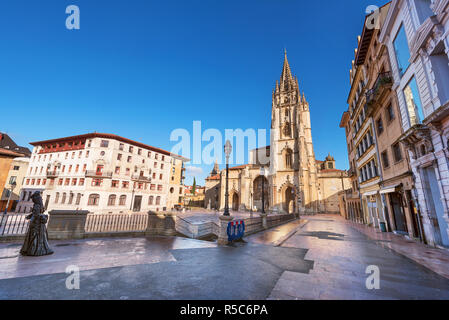 Cattedrale di Oviedo, Asturias, Spagna. Foto Stock