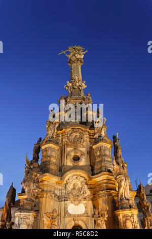 Repubblica Ceca Moravia settentrionale, Olomouc, la Colonna della Santa Trinità Foto Stock