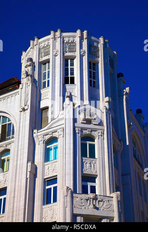 Edificio Art Deco a Vaci Utca, Budapest, Ungheria Foto Stock