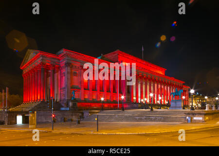 St Georges Hall, il giorno dell'Armistizio 11.11.2018. Credit PHILLIP ROBERTS Foto Stock