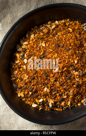 Organic giapponese di sette Shichimi Spice in una ciotola Foto Stock