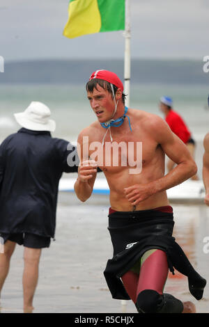 Surf lifesaving campionati nazionali, Newquay,cornwall, Regno Unito. Foto Stock