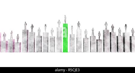 Business strategia di gestione Foto Stock