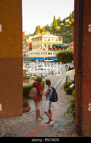 Portofino Riviera di Levante, Liguria, Italia Foto Stock