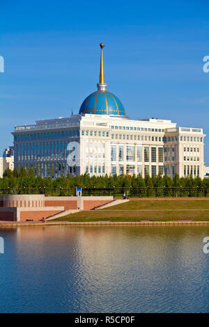 Il Kazakistan, Astana, Ak Orda Palazzo presidenziale del Presidente Nursultan Nazarbayev Foto Stock