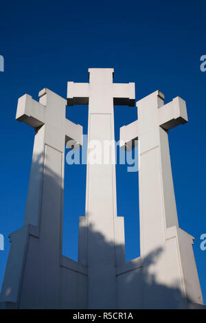 La Lituania, Vilnius, tre croci Hill Foto Stock