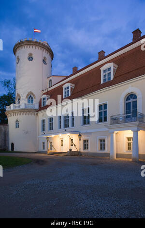 La lettonia, al nord-est della Lettonia, Regione di Vidzeme, Gauja National Park, Cesis, Cesis Castle, sera Foto Stock