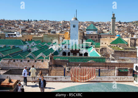 La Moschea Karaouiyine, della Medina di Fes, Marocco Foto Stock